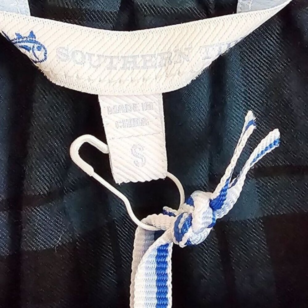 **NWT** Women’s Southern Tide Aubree Green and Blue Plaid Top, Small - Picture 2 of 9